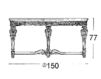 Scheme Table OAK Industria Arredamenti S.p.A. Collezioni E5434 Classical / Historical 