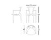 Scheme Armchair GAULINO B.D (Barcelona Design) CHAIRS AND STOOLS GAUFR10C10 Loft / Fusion / Vintage / Retro