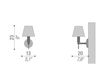 Scheme Bracket Aiardini 2015 120/AP/1L Contemporary / Modern