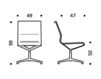 Scheme Chair ICF Office 2015 3684212 B 290 Contemporary / Modern